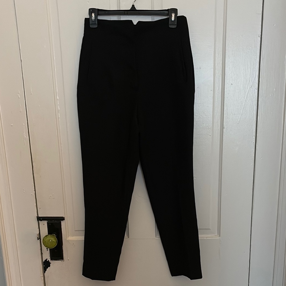 Classic Black Trousers Zara size Medium Trousers flat pocket
